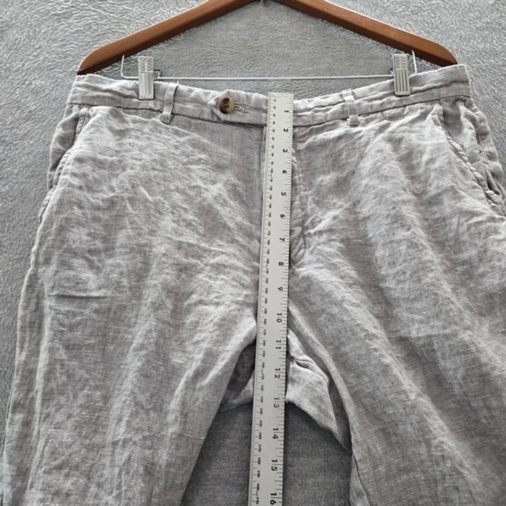 Club‎ Room Men Pants 34W 32L Gray Dress Pants Button 31